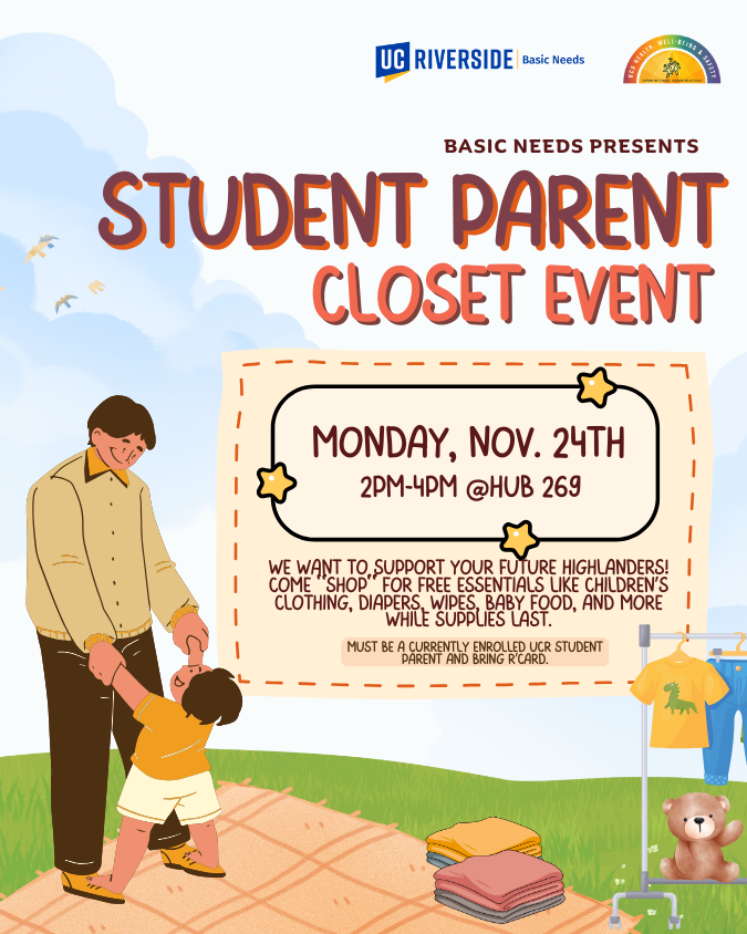 Student Parent Closet Event- Fall 25