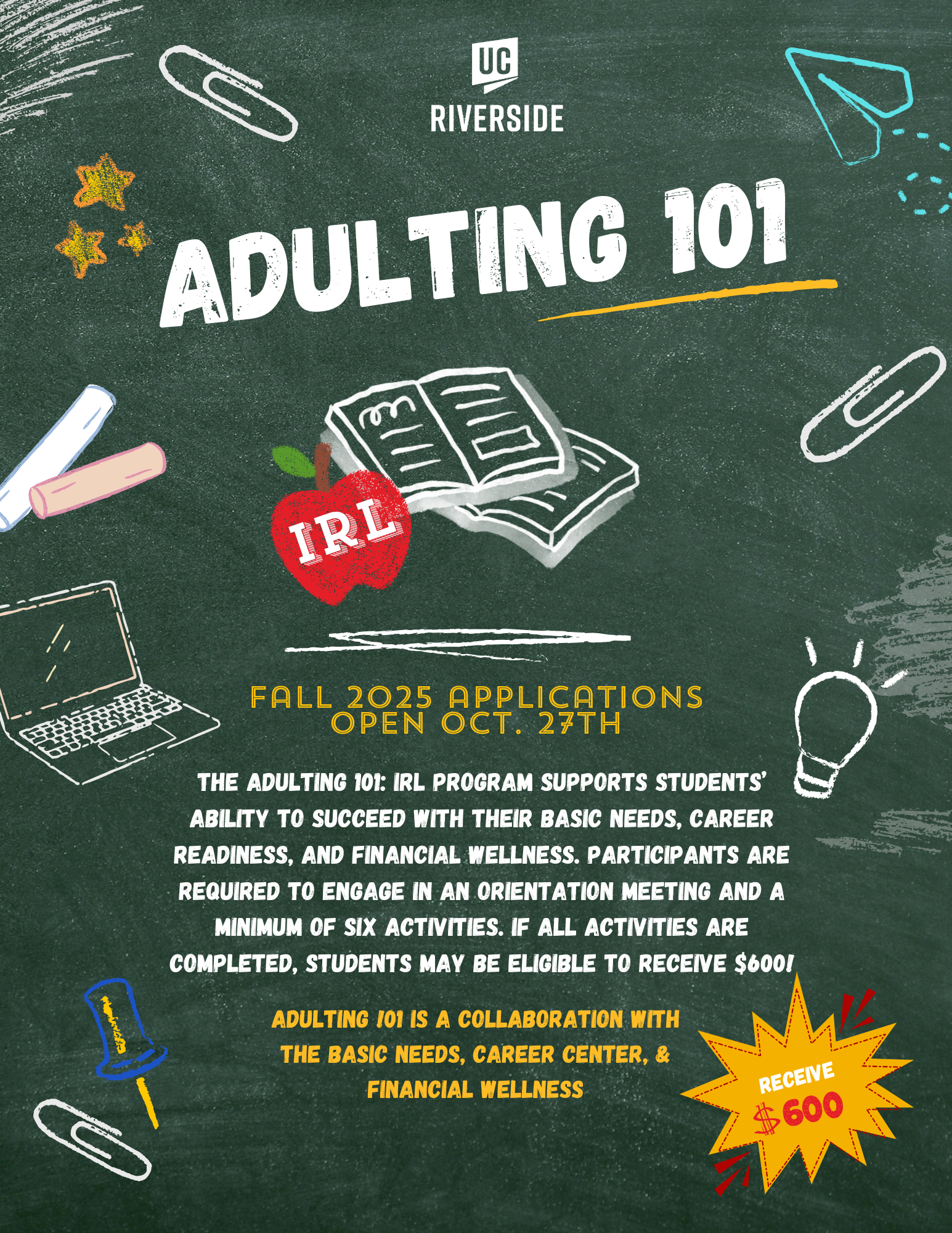 Adulting 101 25-26 Academic Year Adulting 101 25-26 Academic Year