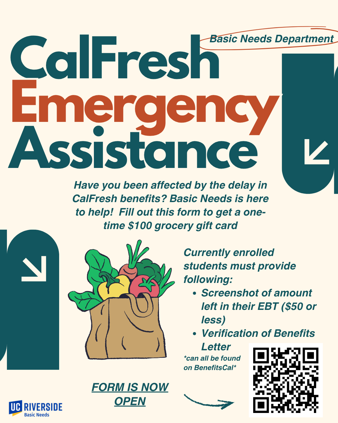 (calfresh) calfresh emergenyccy assistance flyer