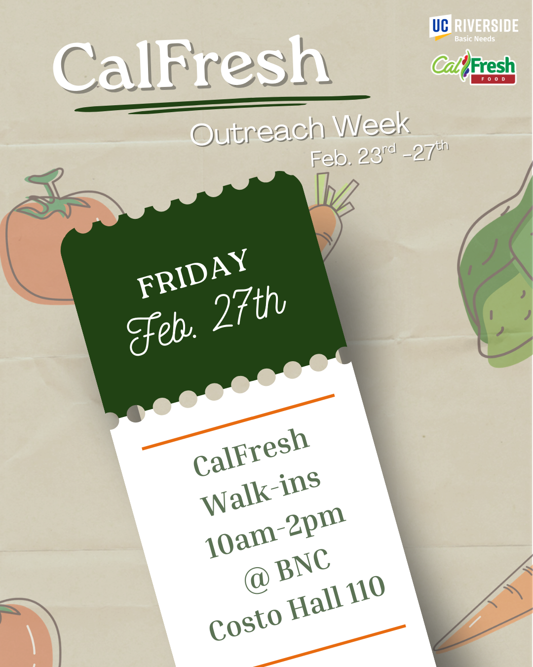 (calfresh) cfo week- friday
