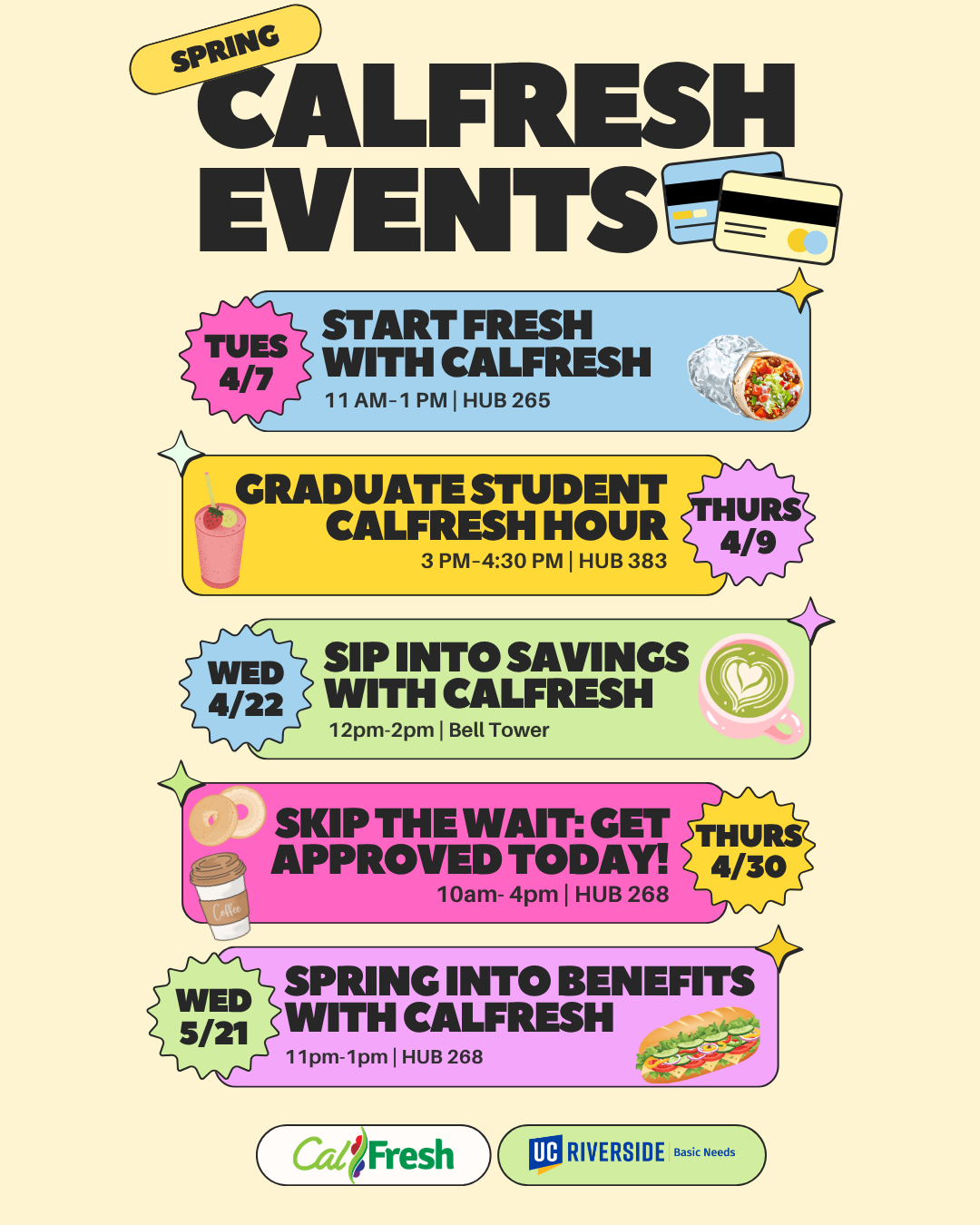 (calfresh) 2026 spring events