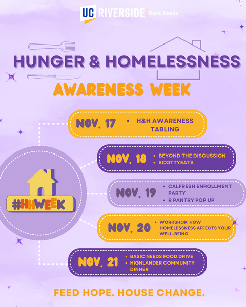 (H&H) all week event flyer