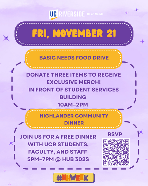 (H&H) Friday event flyer