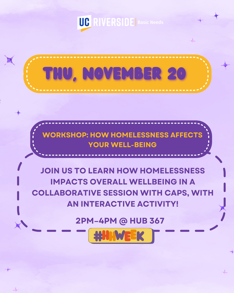 (h&h) Thursday event flyer