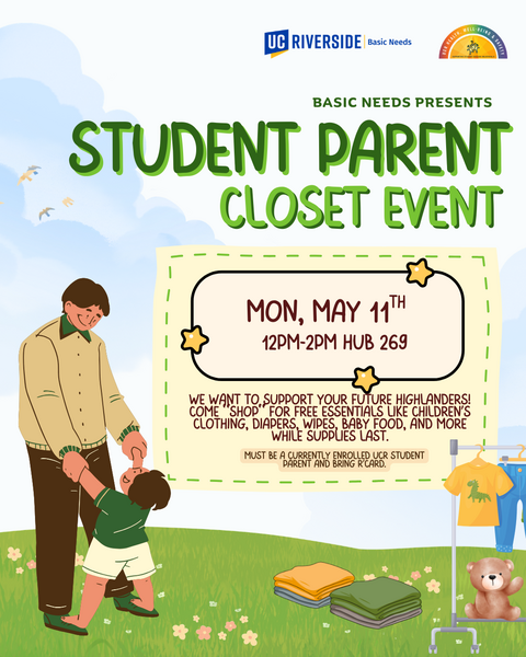Student Parent Closet Event Spring