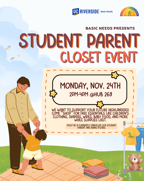 Student Parent Closet Event- Fall 25