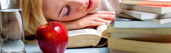 Hero - Student Studying Tired