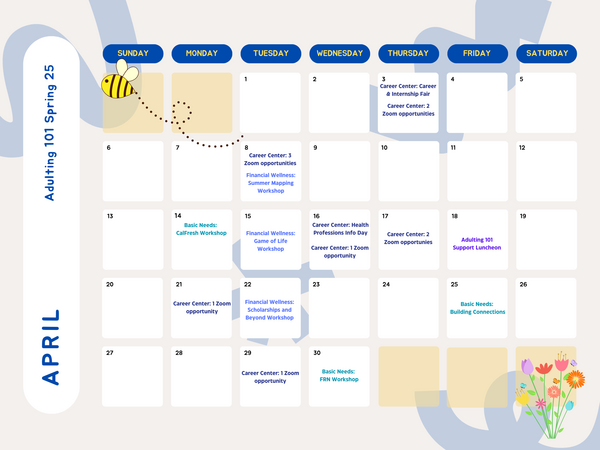 Adulting 101 Spring- April 