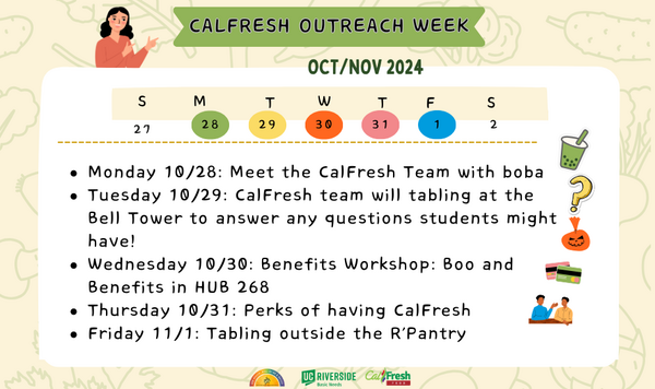 (Calfresh) fall outreach week 