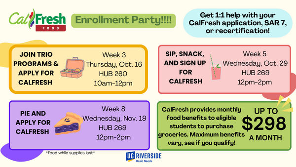(calfresh) enrollment party fall 2025 horizontal 