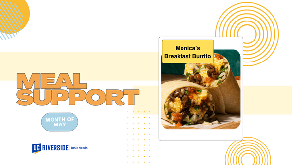 May Meal Support Monica's Breakfast Burrito