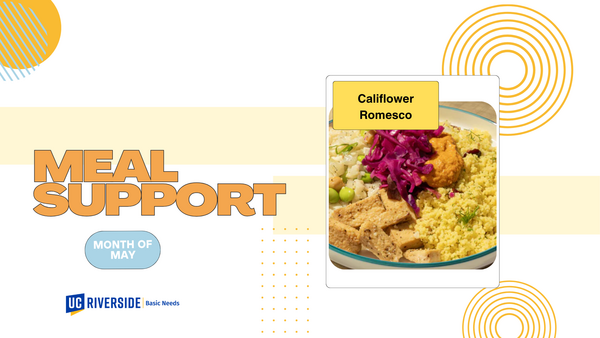 May Meal Support Cauliflower Romesco