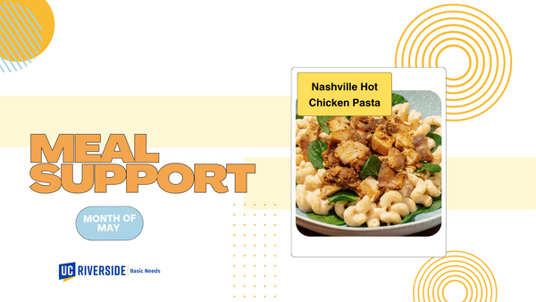 May Meal Support Menu- Nashville Hot Chicken Pasta