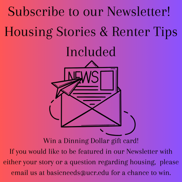 Newsletter -Renter Tips 