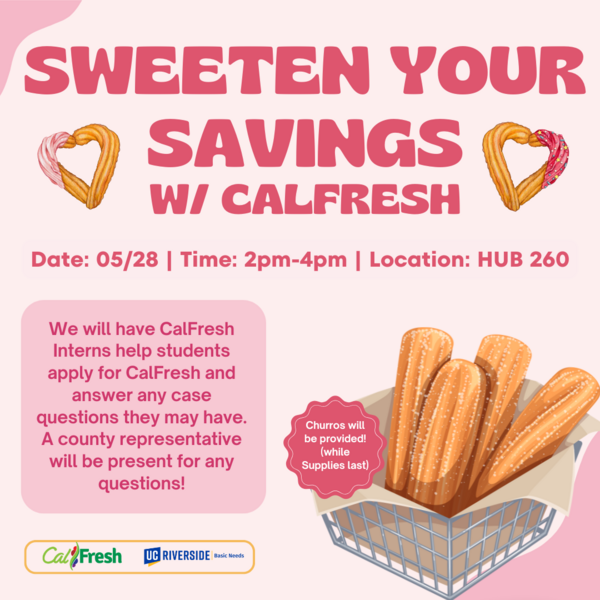 (calfresh) sweeten your savings with CalFresh