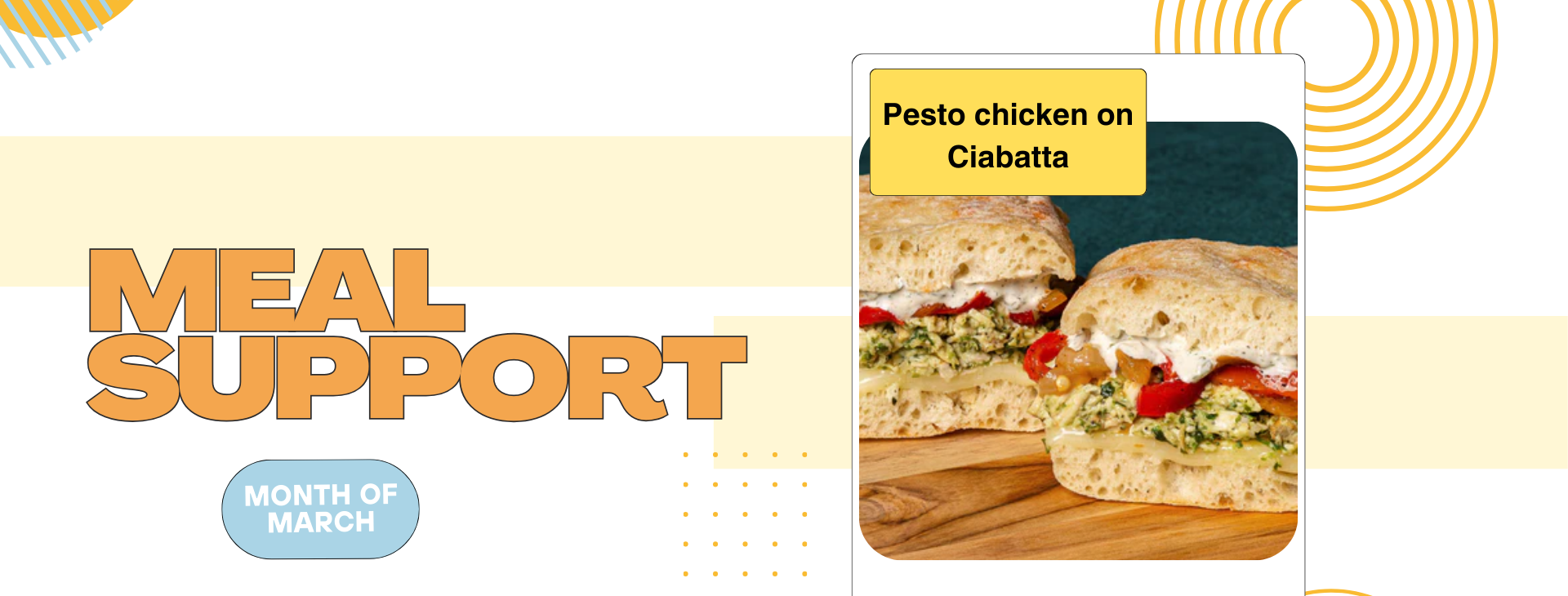 Pesto Chicken on Ciabatta