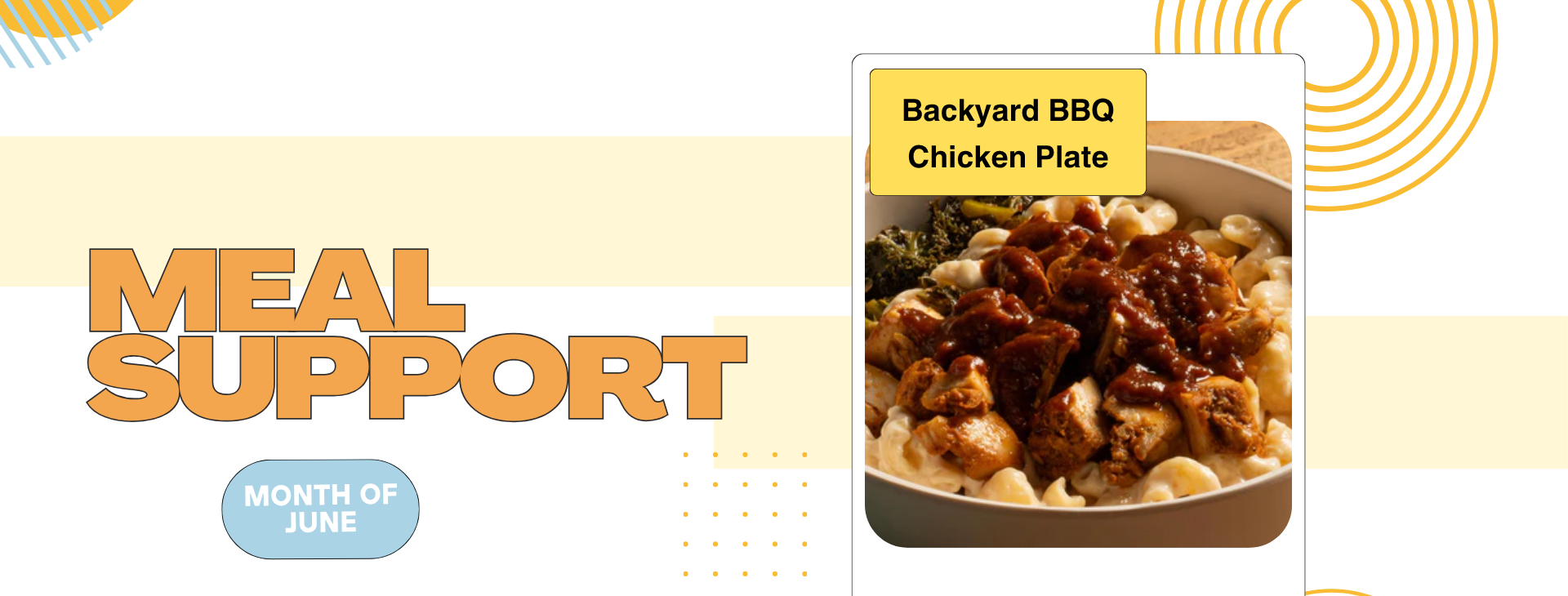 Backyard BBQ Chicken Plate
