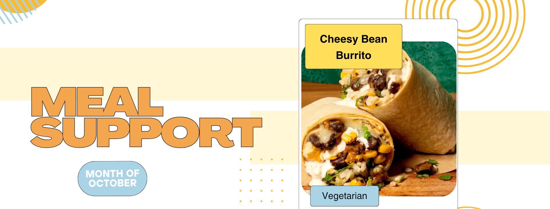 Cheesy Bean Burrito